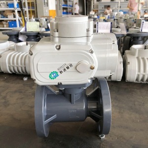 Qianjin Intelligent <b>Control</b> Upvc Ball Valve Dc24V 4G <b>Wireless</b> Regulating Type Water Conservancy <b>Heating</b> - Product Image 1