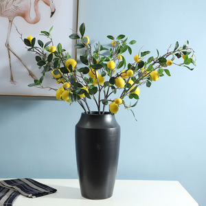 Árbol frutal de imitación y hierba premaceta, decoración del hogar, plantas frutales artificiales con Árbol frutal de plástico para decoraciones de interiores - Product Image 4