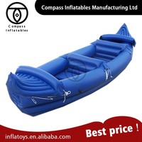 TPU Nylon léger gonflable Packraft blanc eau Trail Pack radeau Sport Style bateau pour la dérive et le ski nautique
