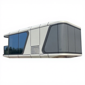 Cabine d'hôtel capsule extérieure contemporaine, étanche, écologique et luxueuse, préfabriquée, type Apple Cabin Container House - Product Image 1