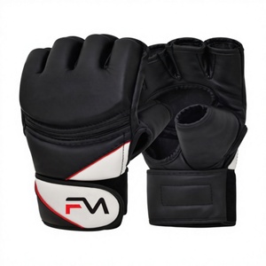 Gants de grappling MMA personnalisés avec fermeture en PU + matériau en mousse, fourniture d'usine, pour entraînement, sparring, kickboxing, OEM ODM - Product Image 1