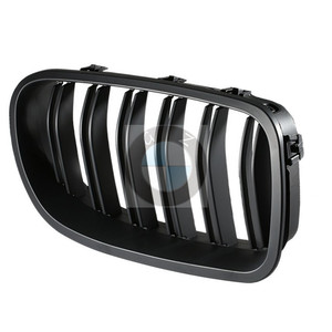 Parrilla Delantera BMW F10 F18 en Negro Mate con Doble Línea para 518Li 520 525Li, Mejora para Parachoques Delantero, Plástico ABS - Product Image 2