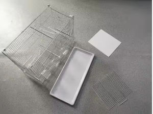 Gabbia per Uccelli Rimovibile di Nuova Concezione con Design Portatile e Ventilato, Grande Hotel per Pappagalli e Altri Animali Domestici - Product Image 4