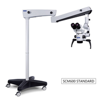 Microscope dentaire pour équipement médical SOCO SCM600 avec option de caméra Microscope de laboratoire chirurgical binoculaire pour la dentisterie