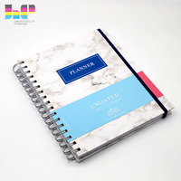 Carnet de planification personnalisé de haute qualité avec couverture en tissu, service d'impression de journal intime