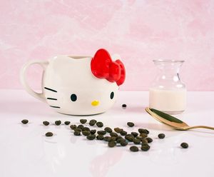 Usine personnalisée à la main 3d dessin animé tasses tasses à eau en céramique <span class=keywords><strong>Hello</strong></span> <span class=keywords><strong>Kitty</strong></span> visage en céramique 3D sculpté tasse - Product Image 5