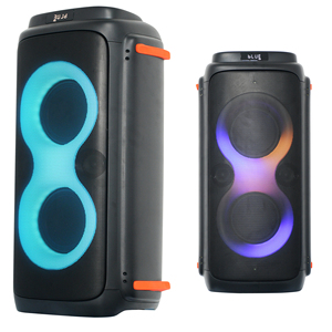 Altavoz Portátil DSPPA a Prueba de Salpicaduras, Reproductor de Audio para Exteriores, Altavoz para Fiestas con <span class=keywords><strong>2</strong></span> Micrófonos - Product Image 2