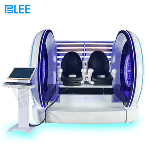 Vr Parque de Atracciones Simulador Dinámico Película Juego Parque Temático 2 Asiento Realidad Virtual Cine Huevo Silla 9d Vr Silla - Product Image 2
