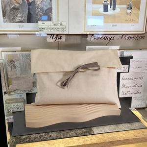 Bolsa de tela de algodón orgánico personalizada con cordón, estampada, con solapa de algodón, para bolsos y zapatos. - Product Image 3