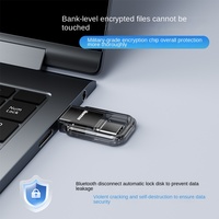 VIFONG VU01 64GB Flashdisk USB Terenkripsi Asli Dual-interface Kapasitas Tinggi Kompatibel Android IOS Perangkat yang Dapat Dipasang di Mobil