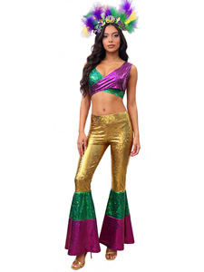 Disfraz <span class=keywords><strong>de</strong></span> Bailarina del <span class=keywords><strong>Carnaval</strong></span> Brasileño ZHEZHE, Conjunto Sexy <span class=keywords><strong>de</strong></span> Dos Piezas para Mujer, Disfraz <span class=keywords><strong>de</strong></span> Cosplay <span class=keywords><strong>de</strong></span> Bailarina <span class=keywords><strong>de</strong></span> Discoteca, Traje para Desfile y Actuación - Product Image 1