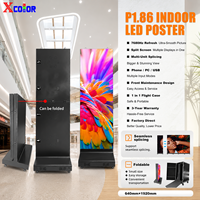 Pantalla LED para Carteles X-Color P3.076 de Alto Brillo, Resistente al Agua IP65, Fácil de Mover, Portátil, con Diseño Plug and Play