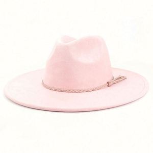 High Quality Vintage Wholesale Wide Brim Fedora <b>Hats</b> 100% Wool Unisex Customizable Size <b>for</b> Party and Fishing - Product Image 5