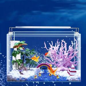 Reiniger Stijlvolle Innovatieve Thuis Decoratieve Mini Gebruikte Tanks Te Koop <span class=keywords><strong>Aquarium</strong></span> Op Maat Acryl Klein Sieraquarium - Product Image 4