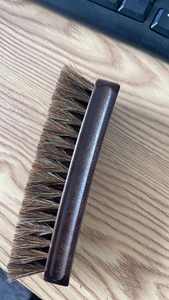 LM0513A Nuevo Estilo Cepillo Limpiador de Sombreros de Lana de Crin de Caballo de Alta Calidad con Mango de Madera de Haya - Product Image 5