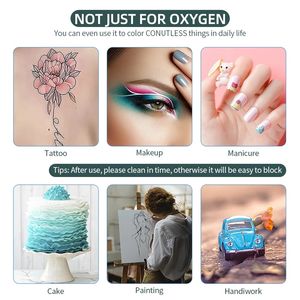 Handheld Mini Nail Art <b>Spray</b> Gun Kit Facial Nano Mist Oxygen Injector with Airbrush Compressor Metal Material for Paint Tattoo - Product Image 6