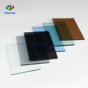 <span class=keywords><strong>Prix</strong></span> bon marché 4mm 5mm verre flotté teinté gris/fenêtres et portes en verre/usine de verre de Chine - Product Image 1