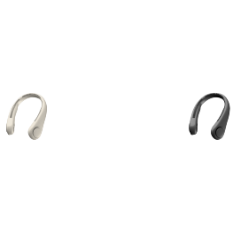 Three-Speed Black <b>Neck</b> <b>Fan</b> with Portable <b>Bladeless</b> Design 5V Battery-Powered for Household Car & RV Air Cooling - Product Image 1