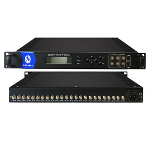 <strong>Radio</strong> and <strong>TV</strong> Broadcasting Equipments 4/8/12/16/20/24 <strong>Tuner</strong> DVB-S2 to 512 Spts IP Gateway COL5011P