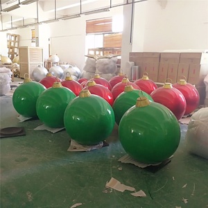 Fiberglass Life Size <strong>Christmas</strong> Ball <strong>Large</strong> <strong>Bauble</strong> for Shopping Mall Decoration - Product Image 3