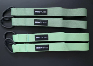 Correas Dobles de Pilates <span class=keywords><strong>INIKO</strong></span> Personalizadas, Duraderas, con Anillo en D, de Tela y Nailon, 46 mm x 420 mm, para Estudios de Yoga y Pilates - Product Image 4