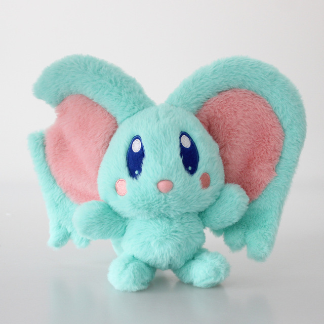 Cute Green Big Ear Alien Plush Toy for Kirby Game Fans, Soft Stuffed Animal Doll Kawaii Gift for Kids Wholesale