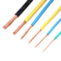 JiangNan Venta al por Mayor de Cables Eléctricos Flexibles de PVC de 1 mm, 1.5 mm, 2.5 mm para Cableado Doméstico e Iluminación, Cables Eléctricos THHN de 4 mm, 6 mm, 10 mm, 16 mm