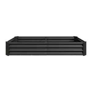 Jardinera Elevada Cuadrada Rústica de Acero Galvanizado, Paquete de 2, Gran Espacio para Cultivar Verduras, Hierbas y Flores (Envío desde Almacén en EE. UU.) - Product Image 4