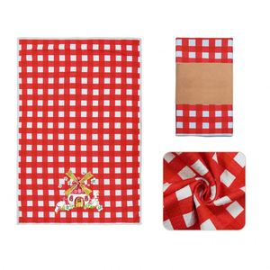 ผ้าเช็ดจานไมโครไฟเบอร์แบบวาฟเฟิล ซึมซับน้ำได้ดี ผลิตตามสั่งขายส่ง - Product Image 1