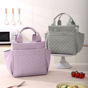 Customize Insulated <b>Lunch</b> <b>Bag</b> Outdoor Large Capacity Reusable Fresh-keeping Thickened <b>Lunch</b> Cooler Handbag for Work Picnic - Product Image 5