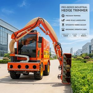 Heavy Duty Diesel <b>Hydraulic</b> Grass Mower - Self Propelled Vegetation Management Machine with Automatic Collection System - Product Image 3