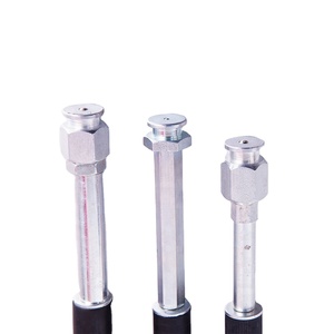 Niples M8 de 16*120mm, Impermeables, de Acero Gris, con Cabeza Plana, para Inyección de Agua, para Aplicaciones en Hormigón, Parques y Almacenes - Product Image 1