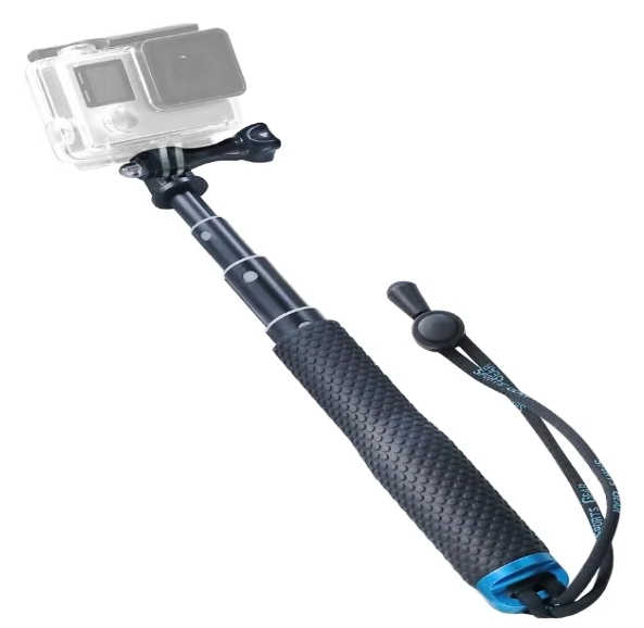 Kaliou G012 19-Inch Carbon Fiber Selfie Stick | Waterproof Foldable Telescopic Camera &amp; Action Camera Extension Pole