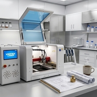 Cortadora Láser de Fibra de Escritorio de 800W, Nuevo Diseño 2026, VTX4040, con Gas Nitrógeno para Corte Brillante de Acero Inoxidable y Oxígeno para Acero al Carbono