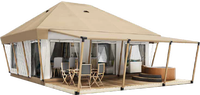 Tente d'hôtel safari en plein air de luxe à vendre Grande tente de maison glamping