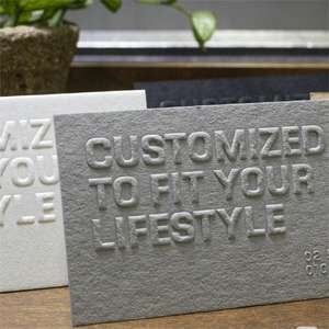 ملصقات مخملية حمراء بطاقات معايدة لحفلات الزفاف والخطوبة بطاقة أعمال مخملية صديقة للبيئة - Product Image 3