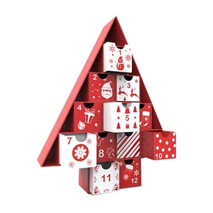 Aimé par les enfants Cadeau <span class=keywords><strong>de</strong></span> Noë<span class=keywords><strong>l</strong></span> Boîte en papier rigide Impression couleur personnalisée <span class=keywords><strong>Calendrier</strong></span> <span class=keywords><strong>de</strong></span> <span class=keywords><strong>l</strong></span>'<span class=keywords><strong>avent</strong></span> Boîte surprise pour bonbons au chocolat - Product Image 4