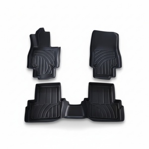 Alfombrillas de Piso Antideslizantes de Alta Calidad Tpe 5d, Alfombrillas para Maletero Trasero, Juego Completo para MAZDA 2 2014~ON - Product Image 1