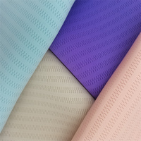 Tissu Scuba 100% Polyester Couleur Unie 58/60" 280GSM Certifié OEKO-TEX Tissu Extensible pour Utilisation Automobile Anti-Bactérien Respirant