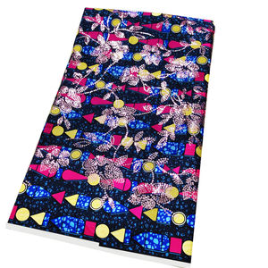 Moda Desgin vera cera Ankara blocco africano sequni stampe a cera tessuto 100% cotone Nigeria involucro stampato - Product Image 3