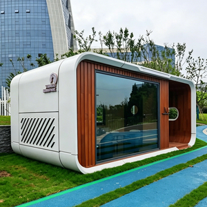 Cabaña <span class=keywords><strong>Apple</strong></span> Inteligente, Moderna, Ecológica y Duradera para Uso Comercial en Cafeterías al Aire Libre, Aislada, Resistente a la Intemperie, de Construcción Rápida, Tipo Glamping Pod - Product Image 5