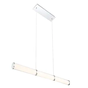 Más demandado LED 100W colgante acrílico moderno colgante simple Área de desayuno luz colgante tienda minorista candelabros