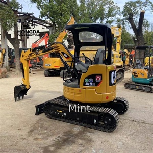 Utilisé pour Cat 302.5E Mini excavateur 2.5 tonnes à bas prix Machine à creuser sur chenilles Mini excavateur d'occasion - Product Image 1