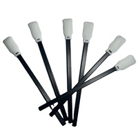 Bâtonnets de nettoyage ESD modèle 707 avec embout en mousse de polyester et éponge, coton-tiges pour salle blanche, pour lentilles et pièces d'imprimantes à jet d'encre