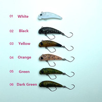 LUTAC Mini Bait Microbe Leurres de pêche pour truite Sea Bass Makou Creek Fishing