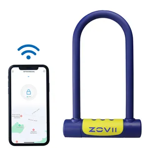 Nieuwe Collectie Bluetooth Ontwerp Smart Bike Lock Waterdicht U-vorm Slot Fiets Security U Lock