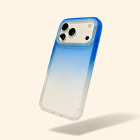 Coque en acrylique dégradé pour iPhone 15 16 17 18 Pro Max, toucher doux, finition mate givrée, antichoc, anti-chute, OEM ODM, vente en gros, directement de l'usine
