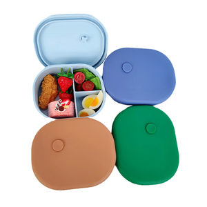 Boîte à lunch en silicone chauffable, anti-fuite et compatible micro-ondes pour la maison, avec fonction de conservation de la fraîcheur - Product Image 3