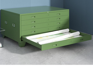 Archivador plano <span class=keywords><strong>de</strong></span> acero con cajones para el hogar, oficina, taller, escuela, plan <span class=keywords><strong>de</strong></span> metal, almacenamiento <span class=keywords><strong>de</strong></span> mapas, dibujos y cajones <span class=keywords><strong>de</strong></span> alquiler - Product Image 3