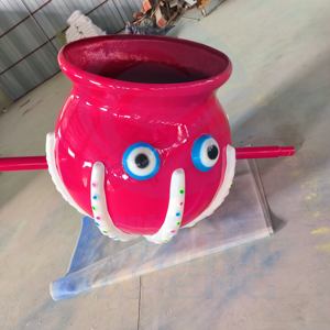 Équipement de jeu aquatique commercial en fibre de verre pour hôtels, avec pulvérisation d'eau extérieure et seau pour enfants - Product Image 2